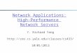 Network Applications: High-Performance Network Servers Y. Richard Yang  10/01/2013