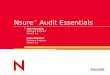 Nsure ™ Audit Essentials Rick Meredith Software Engineer Novell, Inc. Jaime Brimhall Software Engineer Novell, Inc