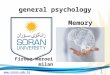 Www.soran.edu.iq general psychology Firouz meroei milan Memory 1