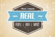We believe God is calling First MB to: be real people (week 1) -humbly admitting our brokenness with real faith (weeks 2 and 3) -faith that is consistent