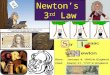 Newton’s 3 rd Law. What is physics? astronomer Law of Universal Gravitation 1643-1727 calculus Laws of Motion physicist mathematician Who is Newton?