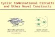 Cyclic Combinational Circuits and Other Novel Constructs Marrella splendensCyclic circuit (500 million year old Trilobite)(novel construct)