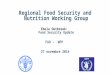 Regional Food Security and Nutrition Working Group Ebola Outbreak: Food Security Update FAO - WFP 27 novembre 2014