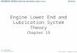 © 2012 Delmar, Cengage Learning Engine Lower End and Lubrication System Theory Chapter 19