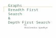 Graphs Breadth First Search & Depth First Search by Shailendra Upadhye