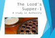 The Lord’s Supper-1 A study in Authority. Roy Cogdill (Birmingham Debate, 1957)
