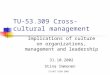 SI/HUT DIEM 2002 TU-53.309 Cross-cultural management Implications of culture on organizations, management and leadership 31.10.2002 Stina Immonen