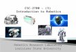 Robotics Research Laboratory Louisiana State University