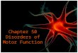 Chapter 50 Disorders of Motor Function. Spinal Cord Somatosensory – Dorsal column-medial lemniscus tract Touch/proprioception/vibration sensory pathway