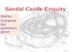 Sandal Castle Enquiry Starter - Complete the questions given