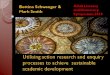Overview Background Providing sustainable academic development for teaching staff Using action research and enquiry processes for embedding work Research