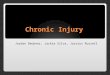 Chronic Injury Jordan Deubner, Jackie Silva, Jarrius Russell