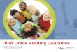Third Grade Reading Guarantee February 2014. Third Grade Reading Guarantee Senate Bill 21