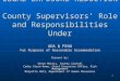 1 LEGAL EXPOSURE REDUCTION County Supervisors’ Role and Responsibilities Under ADA & FEHA For Purposes of Reasonable Accommodation Present by: Steve Morris,