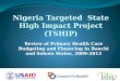 Review of Primary Health Care Budgeting and Financing in Bauchi and Sokoto States, 2009-2013