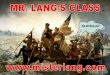 WELCOME TO MR. LANG’S CLASS EASTVIEW MIDDLE SCHOOL U.S. HISTORY  DonLang@U-46.org