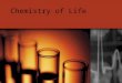 Chemistry of Life Complexity of Life Chemistry of Life  Atoms – the SMALLEST particle that can exist and still be considered a certain kind of matter