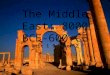 The Middle East: 8000 BCE-600 CE Unit 1 Section 2