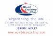 Organising the ARC 675,000 nautical miles; 250 yachts; 1,250 people and 30 languages! JEREMY WYATT