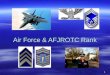 1 Air Force & AFJROTC Rank. TOOTLIFEST  Demonstrate recognition of rank and paygrade of ALL Enlisted and Officer Rank Active Duty and Cadet –Given a