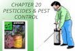 CHAPTER 20 PESTICIDES & PEST CONTROL -Competes with humans for food -Invades lawns and gardens -Interferes with human activity -Spreads disease -Nuisance