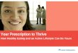 Your Prescription to Thrive Arch Int Med 2004 Presentation title Your Prescription to Thrive How Healthy Eating and an Active Lifestyle Can Be Yours