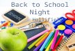 Back to School Night Hollifield Station. Follow HSES PTA Facebook: “Hollifield Station Elementary PTA” Internet: