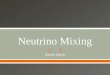 Rafael Sierra. 1) A short review of the basic information about neutrinos. 2) Some of the history behind neutrinos and neutrino oscillations. 3) The