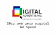 2012 and 2013 Digital Ad Spend. OUR METHODOLOGY AGENCY LOG -20 Digital Agencies -Submit numbers anonymously