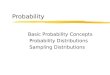 Probability Basic Probability Concepts Probability Distributions Sampling Distributions