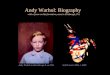 Andy Warhol: Biography with a focus on his formative years in Pittsburgh, PA Andy Warhol at about the age 8, ca.1936Self-Portrait, 1986, © AWF