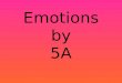 Emotions by 5A. Relaxed is violet, like nothing’s on your mind, It tastes like warm Christmas turkey, so bright it makes you blind. It smells like a nice