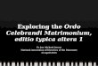 Exploring the Ordo Celebrandi Matrimonium, editio typica altera 1 Fr. Jan Michael Joncas National Association of Directors of the Diaconate 23 April 2015