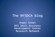 The NYSDCA blog Roger Green NYS Small Business Development Center Research Network
