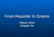 From Republic to Empire History Alive Chapter 34