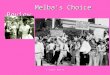 Melba’s Choice Review Melba’s Choice Review E. Andrade, Adams MS