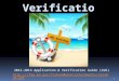 1 Verification 2012-2013 Application & Verification Guide (AVG) 