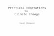 Practical Adaptations to Climate Change David Sheppard