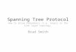 Spanning Tree Protocol How to allow redundancy (i.e. loops) in the link layer topology. Brad Smith