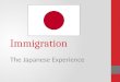 Immigration The Japanese Experience. Where is Japan?