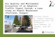 Air Quality and Multimodal Evaluation of an Adaptive Traffic Signal System: a case study on Powell Boulevard (Portland, Oregon) Courtney Slavin Dr. Miguel