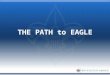 THE PATH to EAGLE. The Path to Eagle Eagle Scout Process Mentors Merit Badges Project Letters of Recommendation Life Statement Application Board of Review