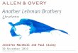 © Allen & Overy LLP 2010 1 Jennifer Marshall and Paul Cluley 30 November 2010 Another Lehman Brothers Update
