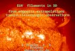 EUV filaments in 3D from magnetic extrapolations toward stereoscopic observations G. Aulanier & B. Schmieder Observatoire de Paris, LESIA