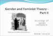 Sociology of Gender Conference Andrew Carvajal. Questions about theory? What you always wanted to know about gender and feminist theory but were afraid