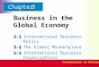 Introduction to Business © Thomson South-Western ChapterChapter Business in the Global Economy 3-1 3-1International Business Basics 3-2 3-2The Global Marketplace