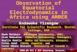 Observation of Equatorial Electrodynamics in Africa using AMBER Magnetometer Network Endawoke Yizengaw Institute for Scientific Research, Boston College,