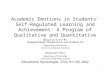 Academic Emotions in Students' Self- Regulated Learning and Achievement: A Program of Qualitative and Quantitative Research Fsfewfd Educational Psychologist,