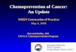 Chemoprevention of Cancer: An Update WREN Convocation of Practices May 9, 2009 Howard Bailey, MD UWCCC Chemoprevention Program