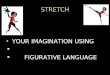 STRETCH YOUR IMAGINATION USING FIGURATIVE LANGUAGE